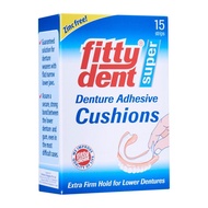 New FITTYDENT Denture Adhesive Cushion 15's - By Medic Drugstore