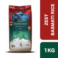 Taj Mahal Zest Basmati Rice 1kg Bag (Aged Rice)