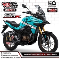 CB 150 X Full Body Sticker - CB150X Decal - Cool CBX Striping Variations - CB 150X Fullbody Decal Le