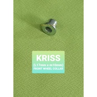 KRISS(L17MM X M10MM) FRONT WHEEL COLLAR/TYRE BUSH DEPAN