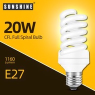慳電膽(螺旋型燈膽) - 20W / E27大螺頭 / 白光6400K #慳電燈膽 (S20E27D-N)