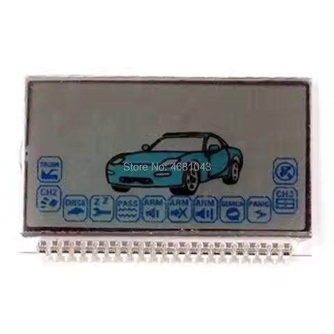 A6 LCD Display Metal Pin for Two way Car Alarm Starline A6 KGB FX-3 FX3 lcd Remote Control Key Fob K