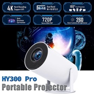 5G Projector Mini Portable Smart Projector HY300 PRO 4K Android 11 Dual WiFi Multifunction