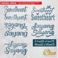 STICKER BALLON BUDGET - 2 WORDS