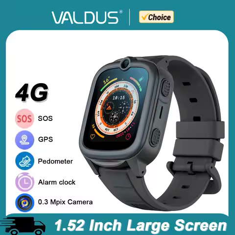 VALDUS VK59 4G Kids Watch HD Video Call SOS HD Camera SIM Card WIFI GPS Positioning Children 2025 Ne
