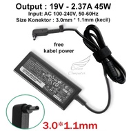 Acer Aspire 3 A314-22 A314-22G Series 19V-2.37A 45W DC 3.0x1.1mm A314-22 A314-22G Charger Adapter