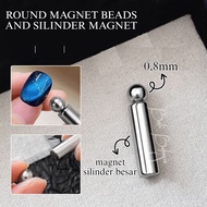 Round Magnet & Cylinder for Cats Eyes Nail Art Round & Cylinder Magnet Nail Art