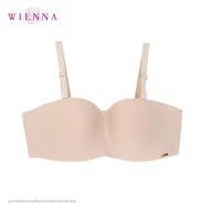 Wienna DB31209 ชุดชั้นใน เวียนนา Beauty บราเกาะอก  ครึ่งคัพ (BCD38-40E38) สีเขียวสีม่วง ดำเนื้อ Tuli