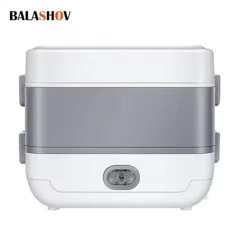 Multifunctional Electric Lunch Box Food Heater, Portable Leakproof Food Warmer Heater for Travel, Ca