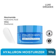 Luxe Organix Hyaluron White Double Collagen Hydra-Cooling Moisturizer 50g -  Shop AAbiz SG - Lucky Plaza