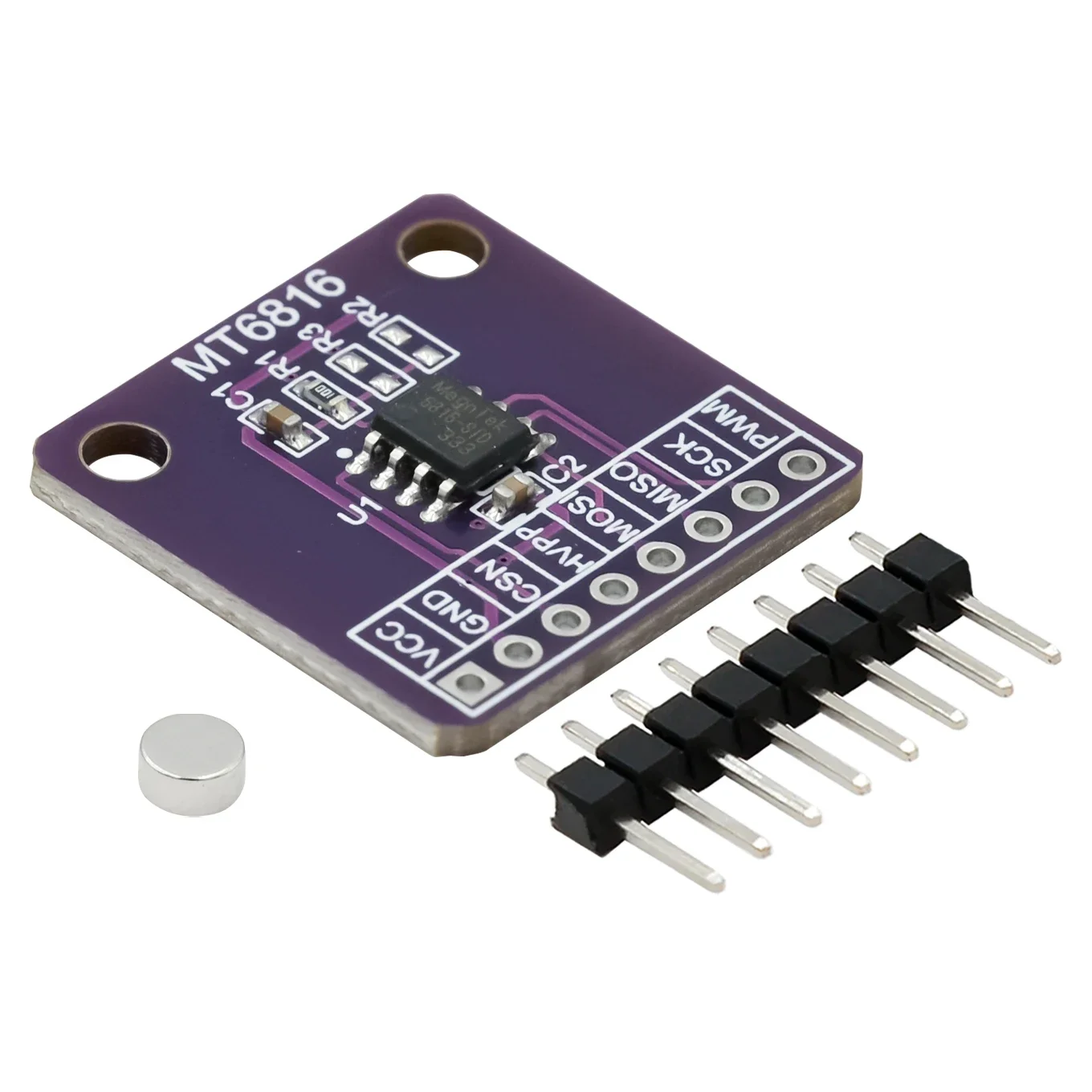 MT6816 high-speed and high-precision magnetic encoder magnetic induction angle measurement sensor mo