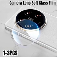 1-3PCS Camera Lens Protector Soft Glass Film Ultra Thin 0.15mm Anti-Shock Explosion-Proof For Xiaomi