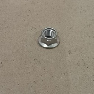 SUZUKI RG / FX125 NUT TAYAR DEPAN/ NUT SHAFT RIM DEPAN(100% ORIGINAL JAPAN )