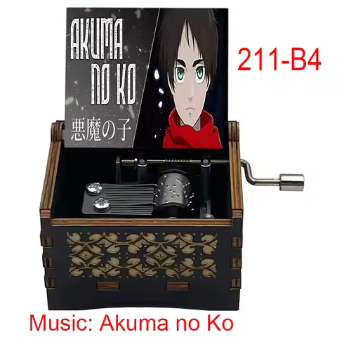 Titan Season 4 part 2 ending Akuma no Ko A child Of Evil music box for Anime Fans Friends New Year C