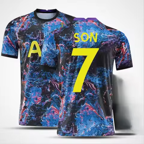 Hot Selling 2025 New Season Tottenham Away Fan Uniform Men's Adult 3D Printed Football Fan Uniform S