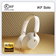 iKF Solo Wireless Bluetooth Headphones Active Noise Cancellation Over-ear Headset ,130 Hours Playbac