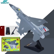 ของเล่นโมเดลเครื่องบินรบ F16พร้อมที่ยึดเครื่องบินทหารอัลลอยด์ไฟเสียงสำหรับเป็นของขวัญเด็ก