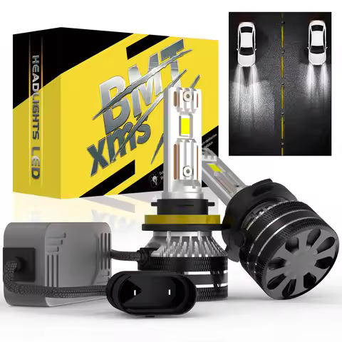 BMTxms 2PC Q5 9007 9008 H13 H4 LED H1 H7 H8 H11 9006 HB3 Headlight For BMW E87 E91 F31 Toyota Mazda 