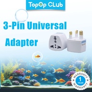 TOPOP Universal Adapter Plug Socket US/EU/AU to UK Plug Adaptor 3-Pin