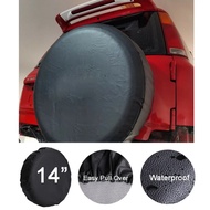 14 " Car Spare Tire Cover Boat Trailer RV Tyre Wheel Cover For Honda CRV 205/70R15 Summer Winter Pro