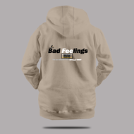 Vitlexs Jaket Hoodie Zipper Pria&Wanita Warna Olive Bahan Fleece Tebal 280 Gsm Size M L XL