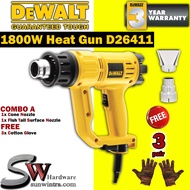 DEWALT D26411 1800W HEAT GUN WITH COMPLETE SET ACCESORRIES F.O.C 3PAIR COTTON GLOVE D 26411