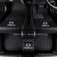 3 secs installation for precise fit  Mazda 6 CX-3 CX-5 CX5 KF CX-3 6 Sedan CX-30 Car Mat Carpet Karpet Kapet Leather Floor Mat Pelapik Kereta IFZT
