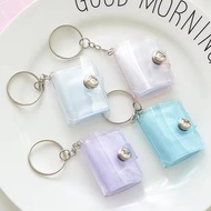 Manilago 16 Photos Album Keychain 1/2" Cute Mini Photo Album Keychain Scrapbook Photo Album