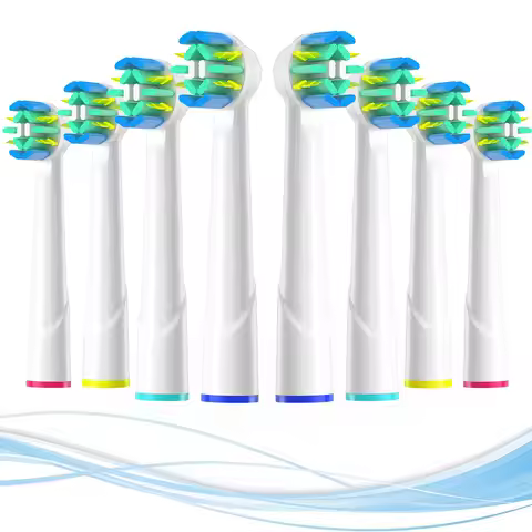 4/8/12/16pcs Floss Clean Replacement Brush Head Compatible With Oral-B Electric Toothbrush Pro 1000 