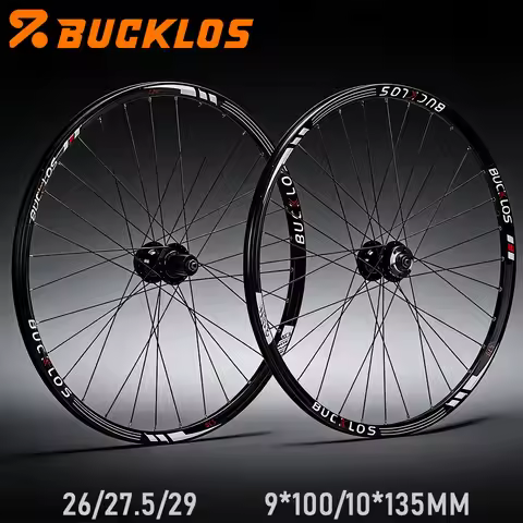 BUCKLOS Mountain Bicycle Wheelset 26/27.5/29 Inch MTB Wheelset 9*100mm 10*135mm Quick Release Bicycl