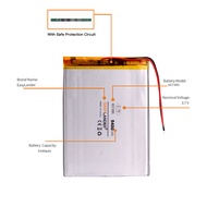 【Lowest Prices Online】 457495 3.7V 5400mAh Rechargeable Li-Polymer Li-ion For 7 inch 8 inch 9inch PC