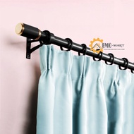 Curtain Rod ️ High Quality Aluminum Alloy - Anti-Standard Design When Pulling Curtains - Free With Screws
