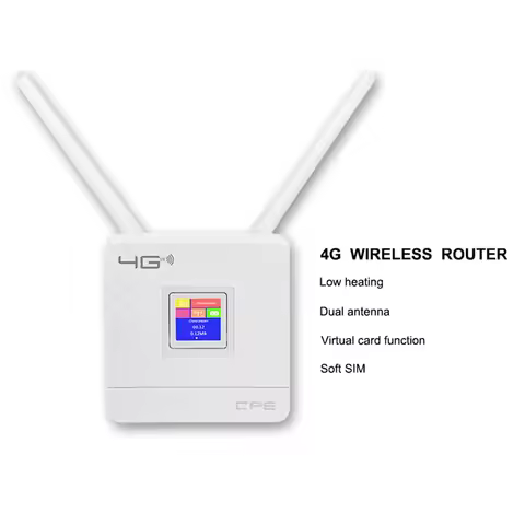 CPE903-E Wireless Router 150Mbps High Speed 4G WiFi Router External Antenna IEEE 802.11b/g/n with SI