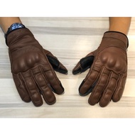 IZ2 586 Leather Riding Glove with knuckle guard
