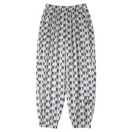 MLB | กางเกงกีฬาหลวมๆ ทรงหลวมๆ สำหรับผู้ชายและผู้หญิง MLB Classic Retro Floral Series กางเกงขายาวทรง