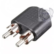 1pc 3.5mm 1.8inch Female Jack To 2 RCA Male Y Splitter Audio Adapter Converter