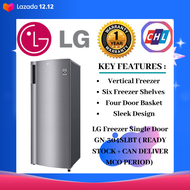 LG Inverter UPRIGHT FREEZER (Send By Lorry+Ready Stock) GN-304SLBT (10years compressor warranty))