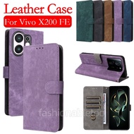 For Vivo X200 FE Flip Leather Phone Case For Vivo X200 FE X200FE X200promini X200s X200Ultra VivoX20
