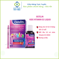 Vitamin D3 Liquid kids ostelin 20ml bổ sung Vitamin D3 cho bé từ 6m+