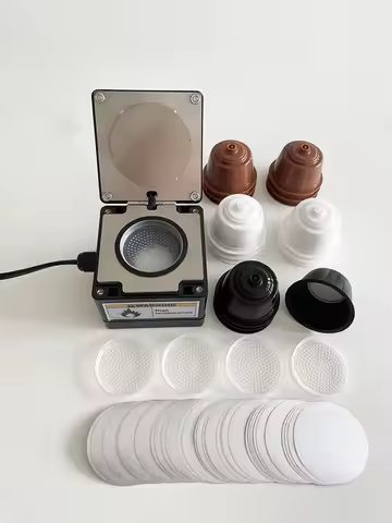 Electric DIY Coffee Capsule Sealing Machine For Nespresso Dolce Gusto Only