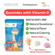 Kids Vitamin D+ Gummy 600 IU - Vitamin D3 for Kids Immunity & Bone Growth - 30 Gummies [Youvit x the