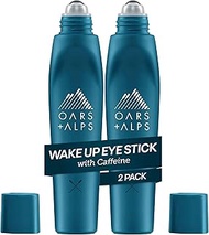 Oars + Alps Wake Up Eye Roller and Eye Depuffer, Dermatologist Tested Skin Care Infused with Caffein