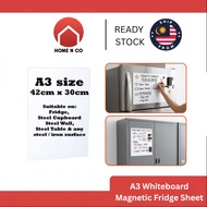 HNC A3 Whiteboard Magnetic Fridge Sheet | Papan Putih A3 HNC | HNC A3白板 磁性冰箱贴