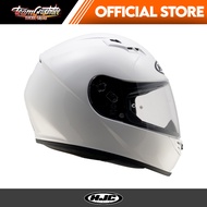 HJC HELMET CS-15 MONO WHITE w/ CLEAR LENS ONLY