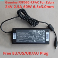 Genuine Zebra FSP060-RPAC 24V 2.5A 60W AC Switching Power Adapter For GX420D GX420T GK420D GK420 P10