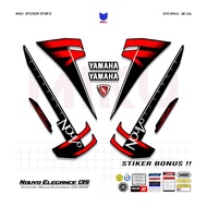 NES09b Yamaha Nouvo Elegance 135 LC Lis Sticker Striping Striping Sticker Nuvo Nuovo Variation