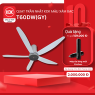 Quạt Trần Nhật KDK màu Xám Bạc T60DW - Bảo Hành Chính Hãng KDK