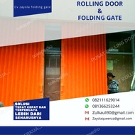 rolling door folding gate pintu geser