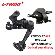 LTWOO A7 10สปีดตีนผีทริกเกอร์คันเกียร์ด้านขวาสำหรับ Onderdil Sepeda Gunung