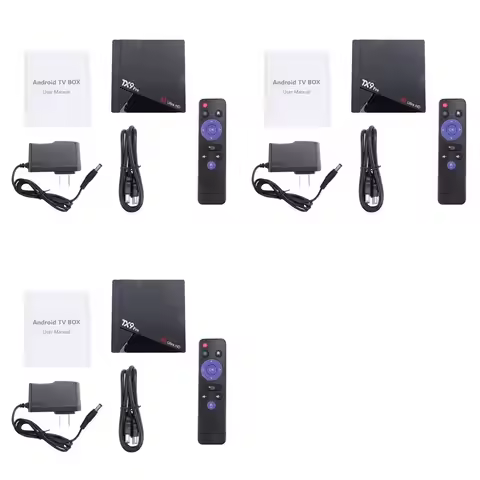 3X TX9 Pro Android 10.0 Set Top Box 6K HD Dual Brand 2.4G 5.8G Wifi Media Player Aiiwinner H313 Smar